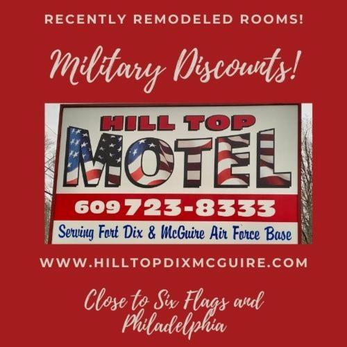 Hill Top Motel Wrightstown Bagian luar foto